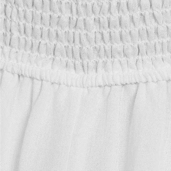 Blu Pepper flutter sleeve, smocked bodice, midi dress size L. NWT - Picture 2 of 10